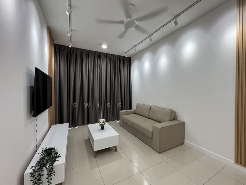 Kondominium untuk Disewa di Skyline KL - Swiss Tan - Living Room - PropertyGuru.com.my