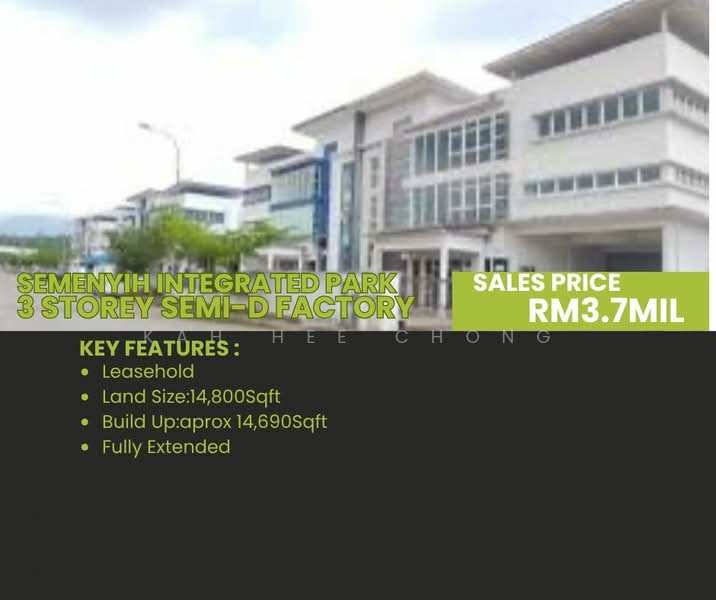 Kilang untuk Dijual di Semenyih (Selangor) - Kah Hee Chong - PropertyGuru.com.my