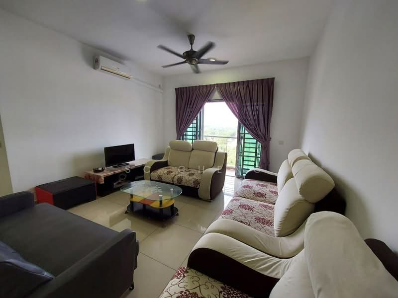 Apartment for Rent at Perling Heights Apartments - SC Cheng - Living Room - PropertyGuru.com.my