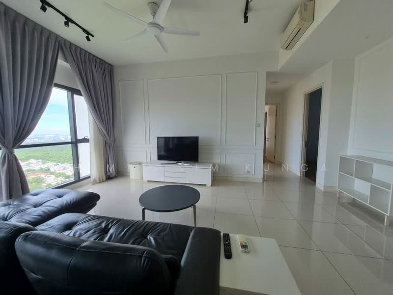 Service Residence for Rent at Tropicana Gardens - Chimed Sim Kunga - Living Room - PropertyGuru.com.my