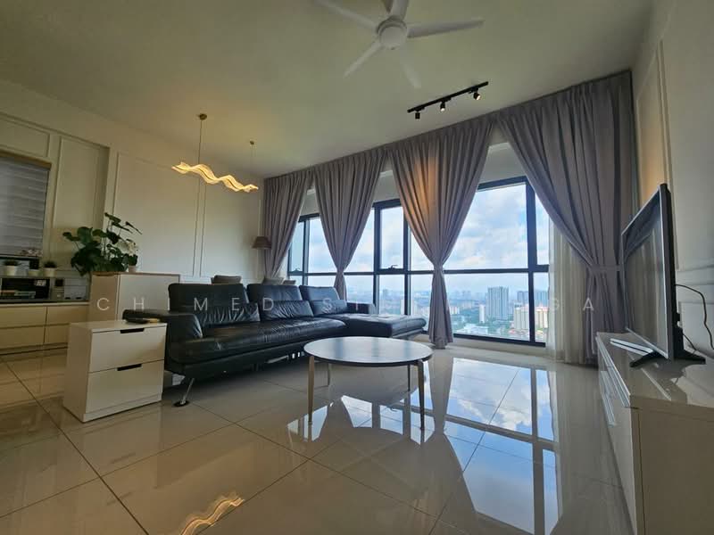Service Residence for Rent at Tropicana Gardens - Chimed Sim Kunga - Living Room - PropertyGuru.com.my