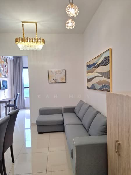 Service Residence for Rent at Zentro Residences Serviced Apartment - Kah Mun - Living Room - PropertyGuru.com.my