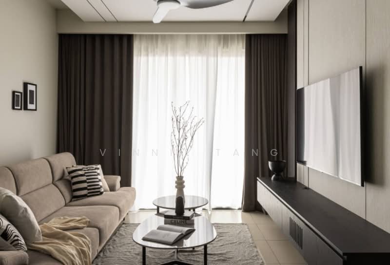 Servis Apartment untuk Dijual di Gaya Residency - Vinnie Tang - Living Room - PropertyGuru.com.my