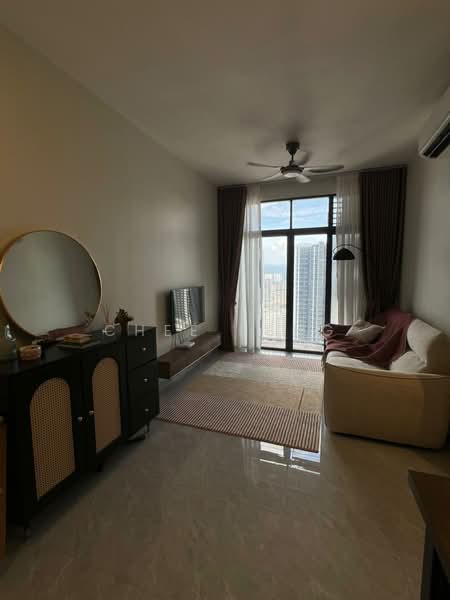 Servis Apartment untuk Disewa di Altris Residences @ The Quartz WM - Chee Seng - Living Room - PropertyGuru.com.my