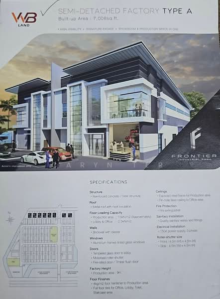 Kilang untuk Dijual di Ulu Tiram (Johor) - Caryn Ter - PropertyGuru.com.my