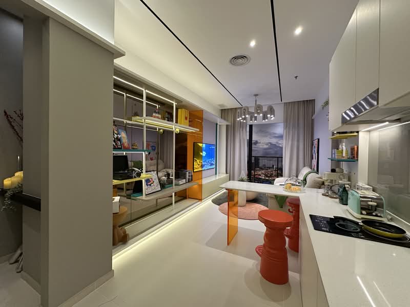 Service Residence for Sale at Summer Suites - Residensi Bukit Meldrum - Kyle Das - Living Room - PropertyGuru.com.my
