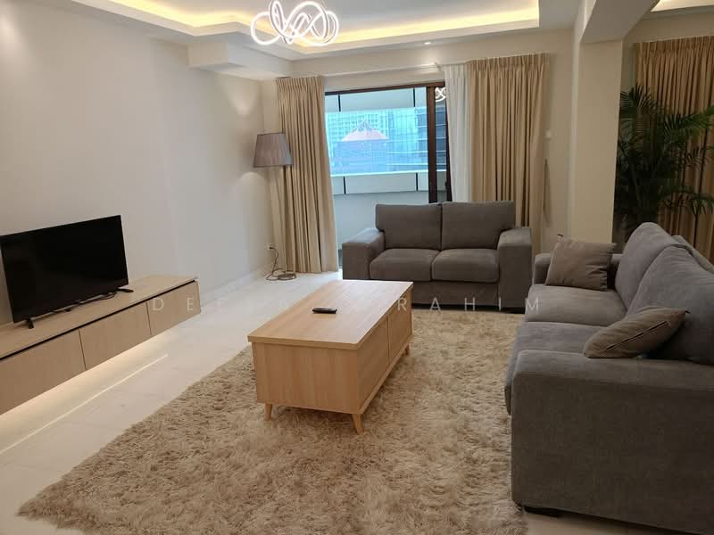 Condominium for Rent at UBN Apartment - Deela Ibrahim - Living Room - PropertyGuru.com.my