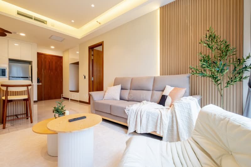 Servis Apartment untuk Disewa di Core Residence @ TRX - Edwin Chang - Living Room - PropertyGuru.com.my