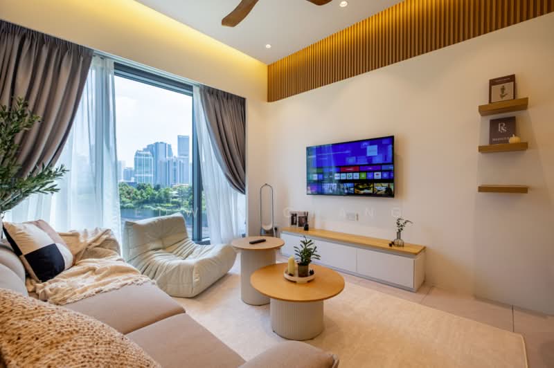Servis Apartment untuk Disewa di Core Residence @ TRX - Edwin Chang - Living Room - PropertyGuru.com.my