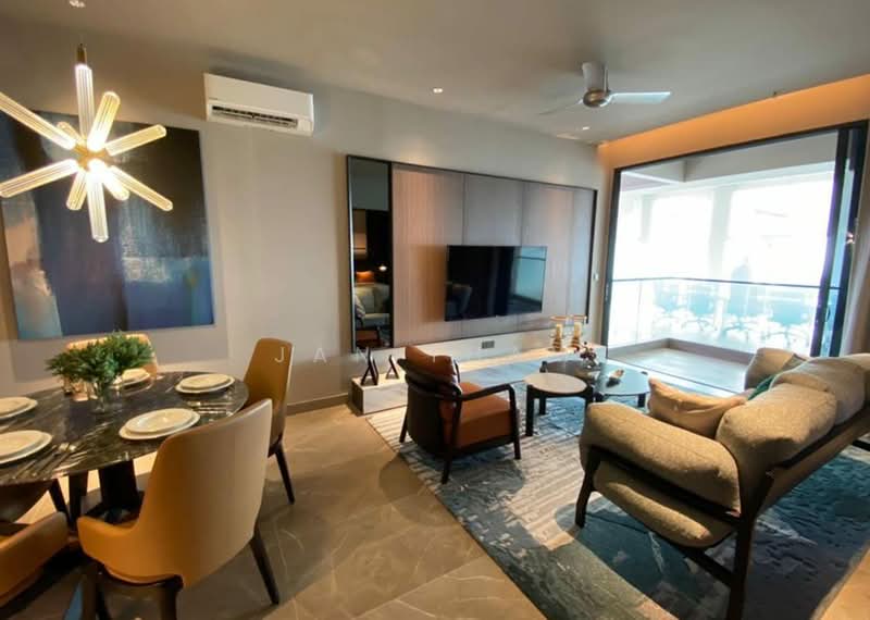 Servis Apartment untuk Dijual di Antara Genting Highlands - Jan Tham - Living Room - PropertyGuru.com.my