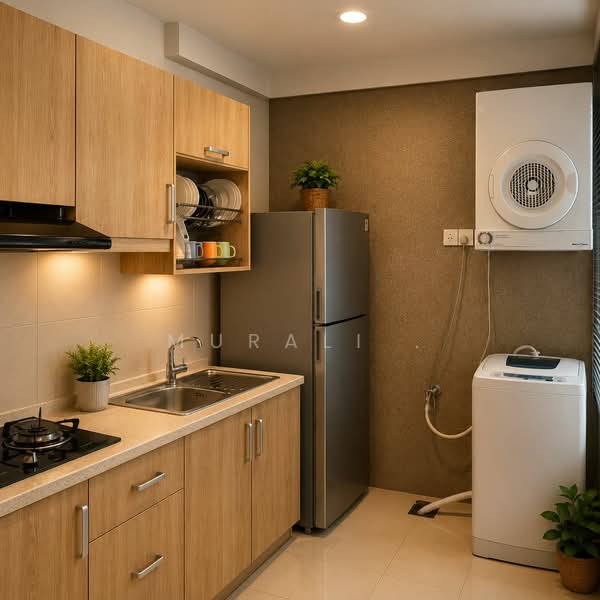 Condominium for Rent at Suasana Sentral Loft - Murali . - Kitchen - PropertyGuru.com.my