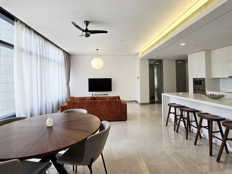 Kondominium untuk Disewa di Condominium @ The Troika - Teoh Yie Hao - Living Room - PropertyGuru.com.my