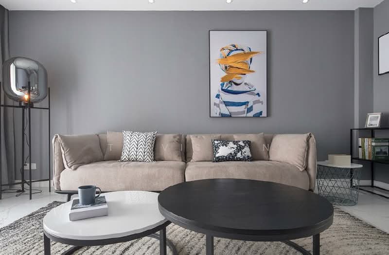 Kondominium untuk Dijual di Ren Residences - Travis Tan - Living Room - PropertyGuru.com.my
