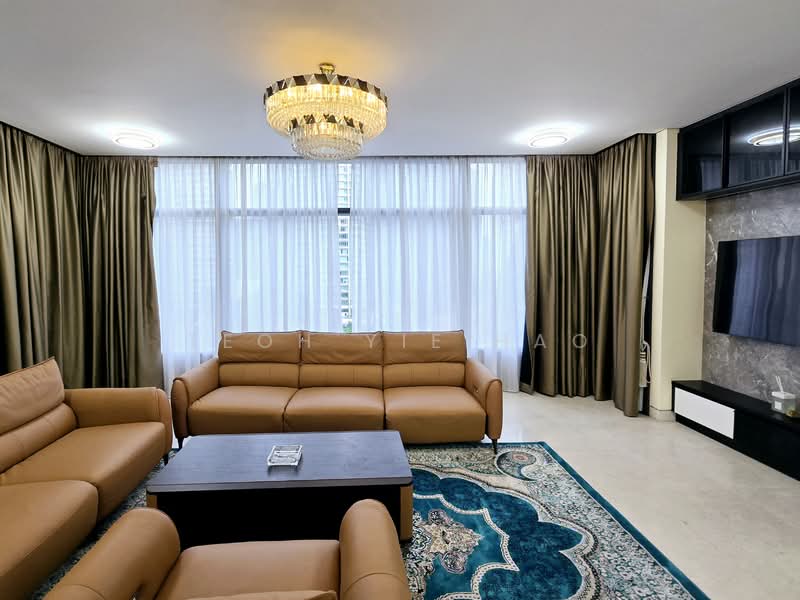 Kondominium untuk Disewa di Condominium @ The Troika - Teoh Yie Hao - Living Room - PropertyGuru.com.my
