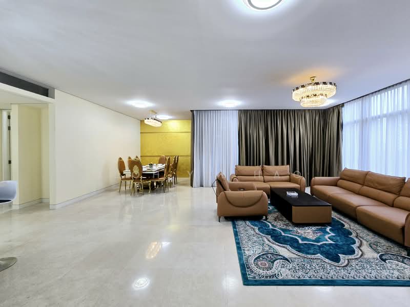 Kondominium untuk Disewa di Condominium @ The Troika - Teoh Yie Hao - Living Room - PropertyGuru.com.my