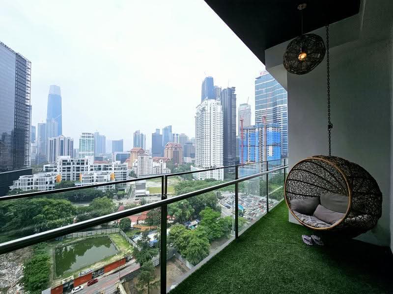 Service Residence for Rent at Suria Stonor - Teoh Yie Hao - Balcony - PropertyGuru.com.my