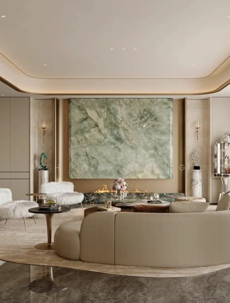 Servis Apartment untuk Dijual di Tujuh Residences - Chloe Leong - Living Room - PropertyGuru.com.my