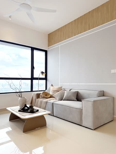 Service Residence for Rent at Quinn Residence - Mico Wong - Living Room - PropertyGuru.com.my