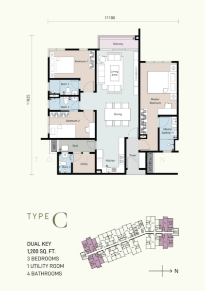 Condominium for Sale at Bayu Timur Residences - Torres Chan - PropertyGuru.com.my