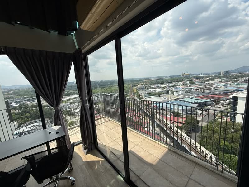 Service Residence for Rent at Emporis - Angel Foo - Balcony - PropertyGuru.com.my