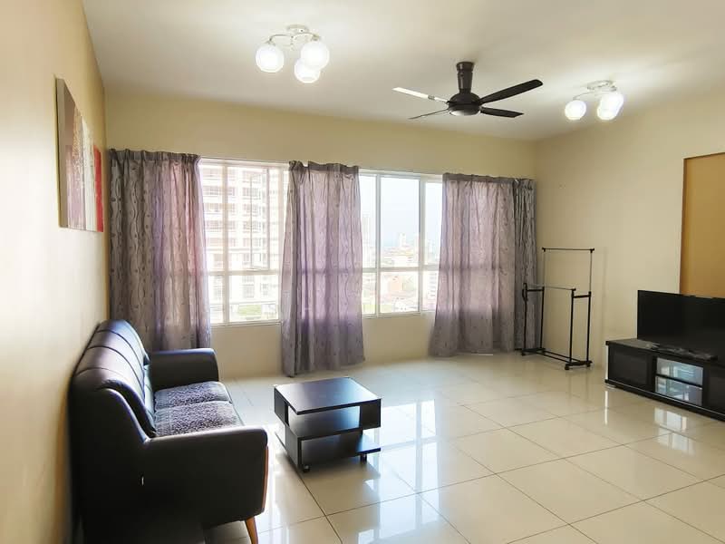Servis Apartment untuk Disewa di Birch Regency @ Penang Times Square - SH Lim - Living Room - PropertyGuru.com.my
