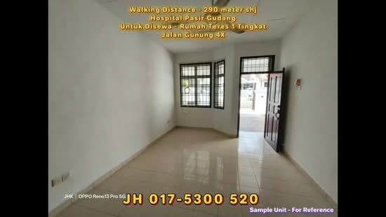 1-storey Terraced House for Rent in Pasir Gudang (Johor) - Richard Shai - PropertyGuru.com.my