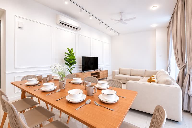 Kondominium untuk Dijual di One Cochrane Residence - Venn Chua - Living Room - PropertyGuru.com.my