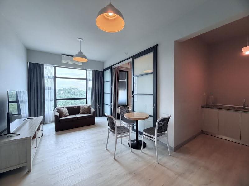 Service Residence for Rent at Q Suites @ Jesselton Quay - Sunnie Wu - Living Room - PropertyGuru.com.my