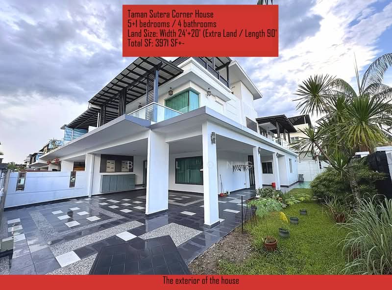 2.5-storey Terraced House for Sale in Taman Sutera (Johor Bahru) - Bill Ong - Exterior - PropertyGuru.com.my