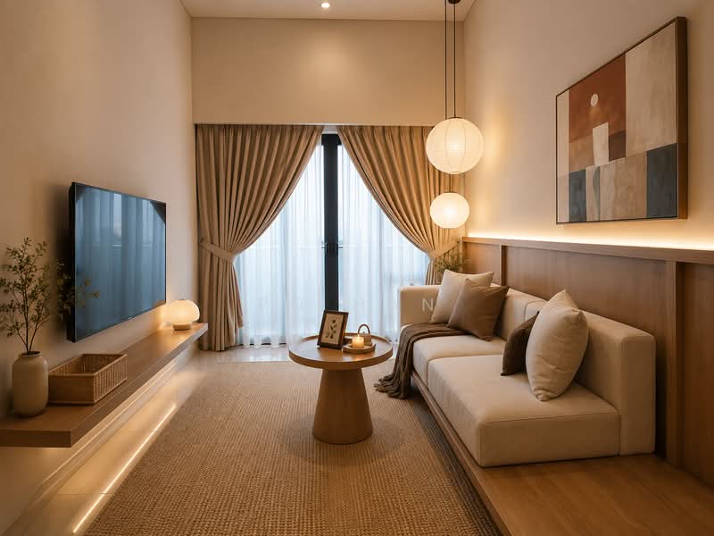 Servis Apartment untuk Disewa di Agile Bukit Bintang - PG Han - Living Room - PropertyGuru.com.my