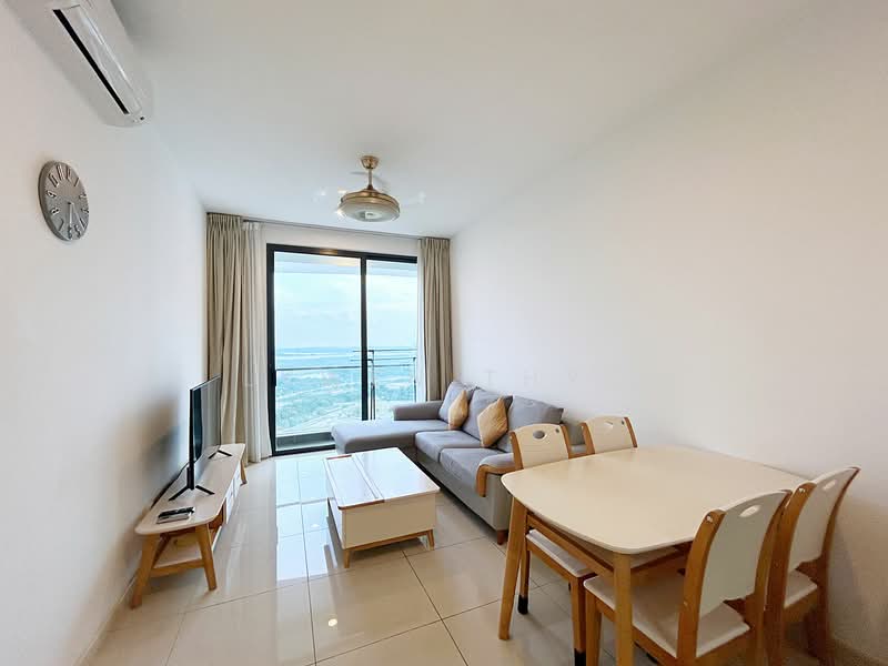 Service Residence for Rent at The M @ Medini Macrolink - Lywen Thye - Living Room - PropertyGuru.com.my