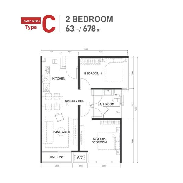 Servis Apartment untuk Dijual di The M @ Medini Macrolink - TK Ding - PropertyGuru.com.my