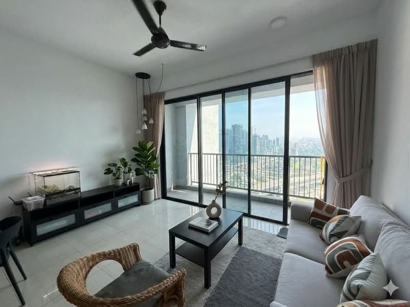 Kondominium untuk Disewa di One Cochrane Residence - Bryan Ng - Living Room - PropertyGuru.com.my