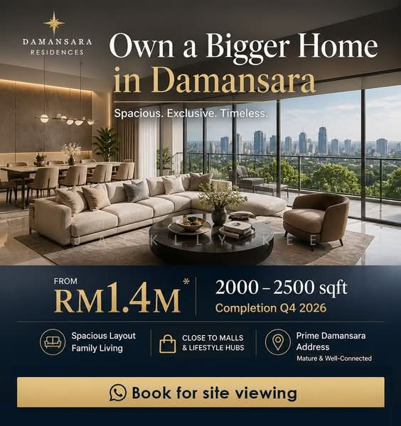 Condominium for Sale at Stellar Damansara - Jacklly Kee - Living Room - PropertyGuru.com.my