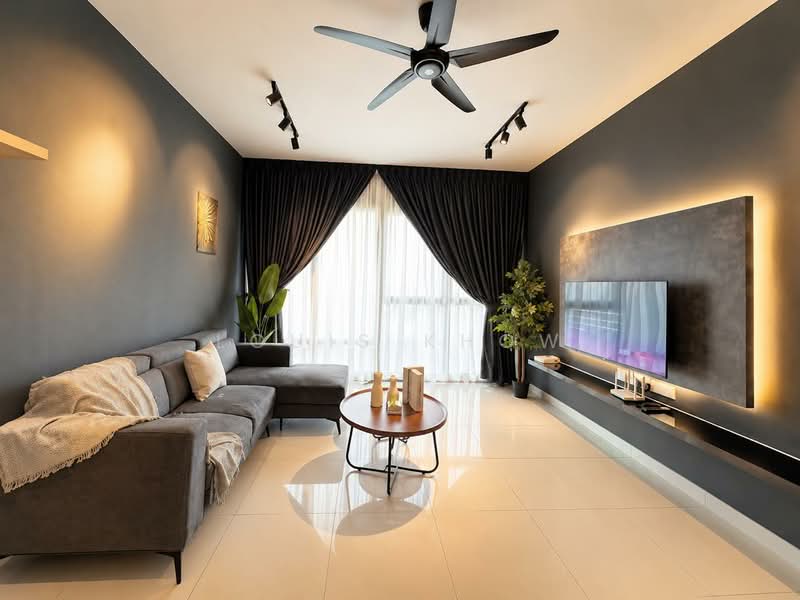 Service Residence for Rent at Southkey Mosaic - Louis Khow - Living Room - PropertyGuru.com.my