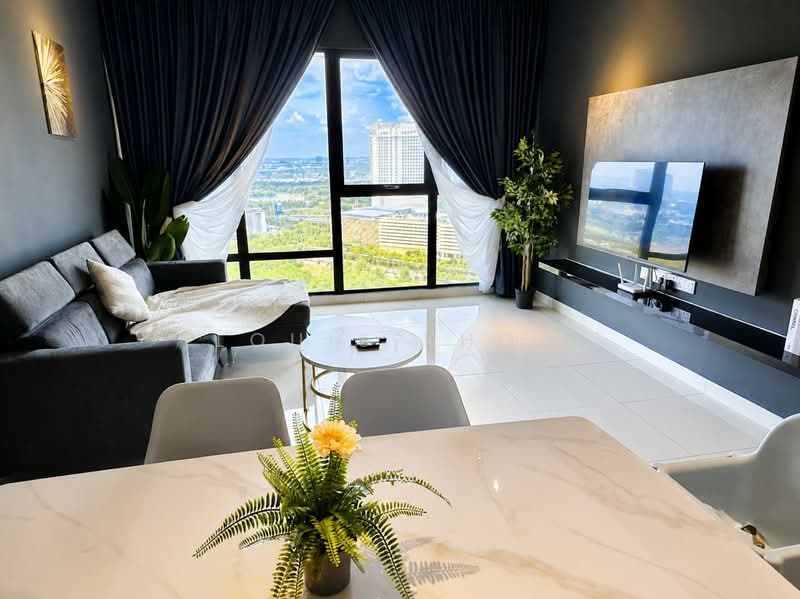 Service Residence for Rent at Southkey Mosaic - Louis Khow - Living Room - PropertyGuru.com.my