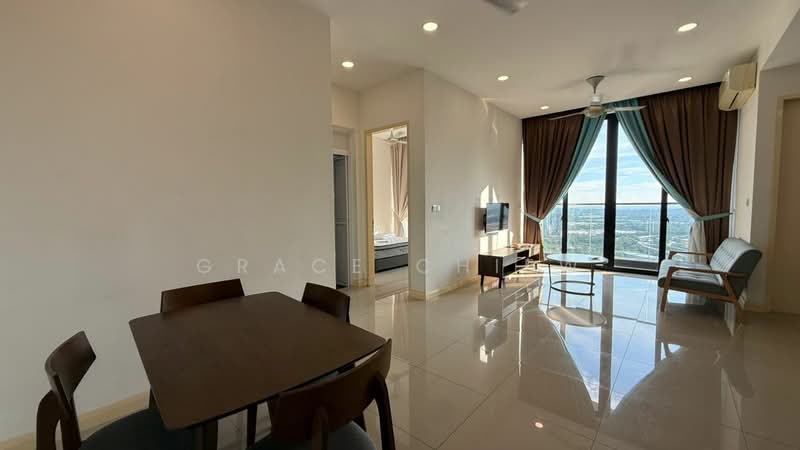 Service Residence for Rent at D'Pristine - Grace Chiew - Living Room - PropertyGuru.com.my