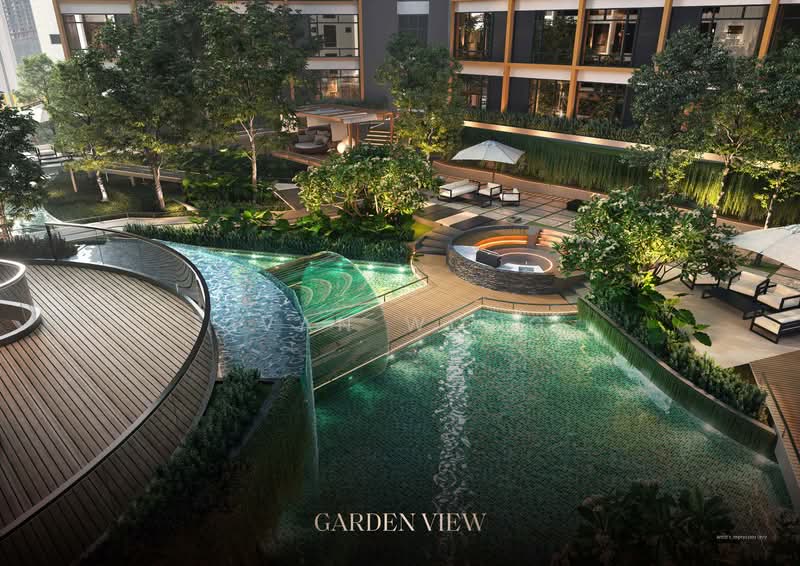Servis Apartment untuk Dijual di Armani Hallson KLCC - Ivan Wong - Garden - PropertyGuru.com.my