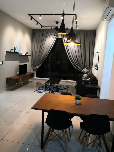 Servis Apartment untuk Disewa di Conezion Residences - Calvin Loke - Living Room - PropertyGuru.com.my