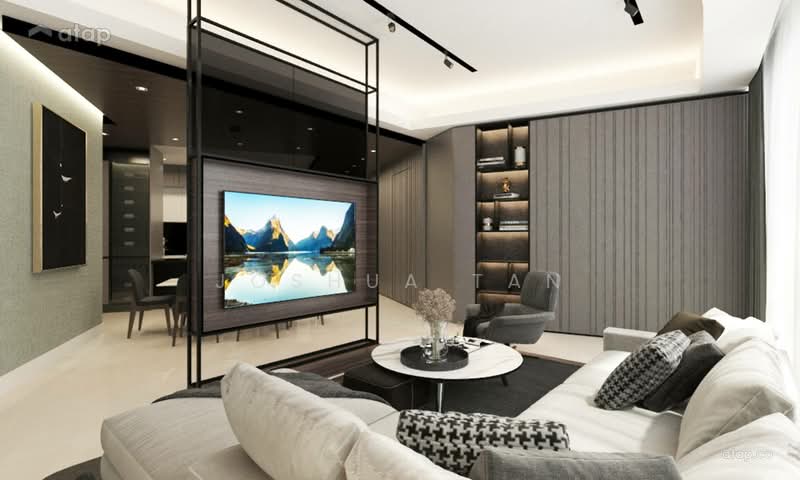 Service Residence for Sale at Banyan Tree Signatures - Joshua Tan - Living Room - PropertyGuru.com.my