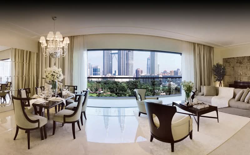 Kondominium untuk Disewa di The Binjai on the Park - Joshua Tan - Living Room - PropertyGuru.com.my