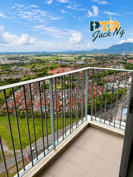 Servis Apartment untuk Dijual di Meritus Residensi - Jack Ng - Balcony - PropertyGuru.com.my