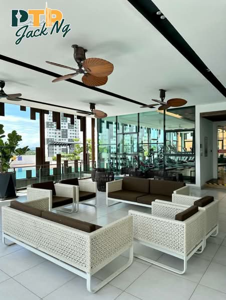 Servis Apartment untuk Dijual di Meritus Residensi - Jack Ng - Living Room - PropertyGuru.com.my
