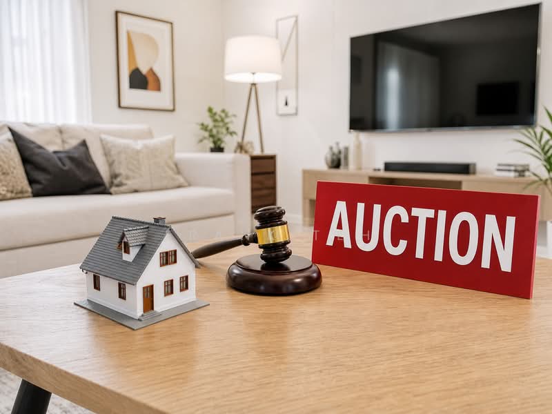 Service Residence for Sale at The Heron Residency - Frank Teh - Living Room - PropertyGuru.com.my
