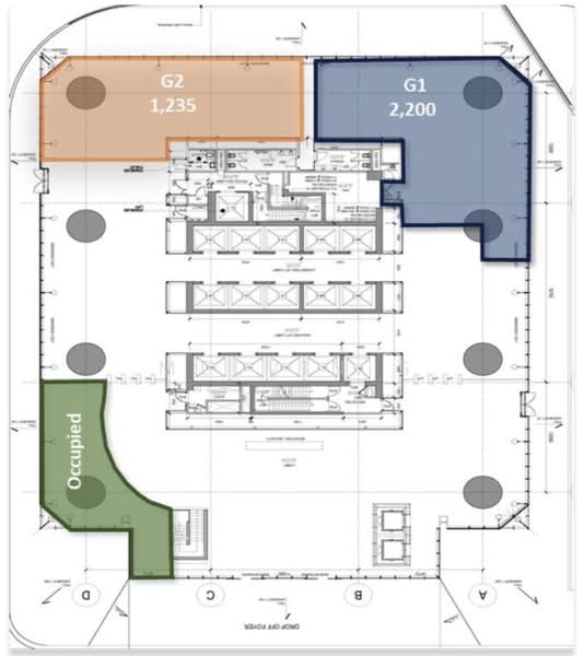 Retail Space for Rent in Bukit Nenas (KL City Centre) - Melvin S - Lobby layout plan  - PropertyGuru.com.my