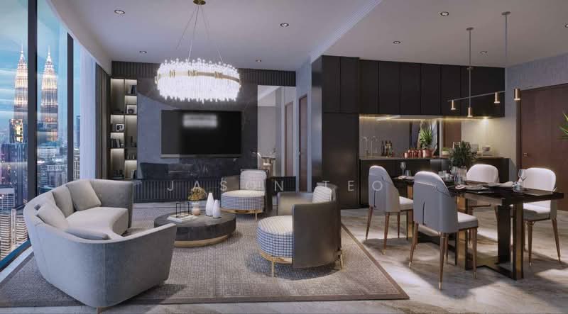 Service Residence for Sale at Orion Residence Bukit Bintang - Jason Teo - Living Room - PropertyGuru.com.my
