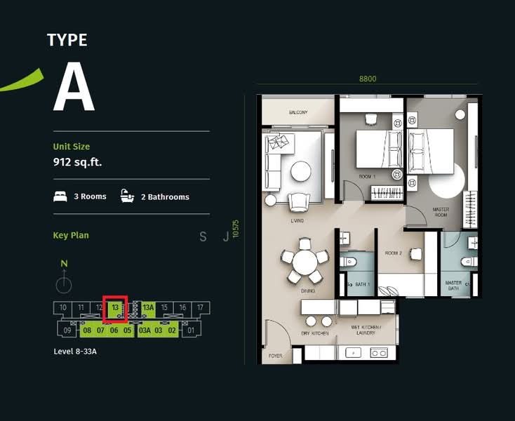 Service Residence for Rent at Savana @ Batu Kawan - SJ Ho - PropertyGuru.com.my