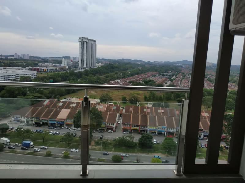 Servis Apartment untuk Disewa di D'Inspire Residence (Inspira Bestari) - Jessy Koh - Balcony - PropertyGuru.com.my