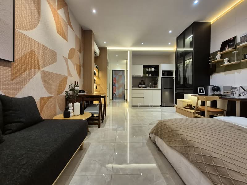 Service Residence for Sale at R Suites Chancery Residences - Kevin Poh - Living Room - PropertyGuru.com.my