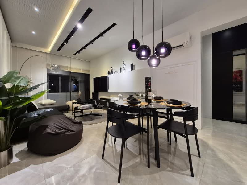 Service Residence for Sale at R Suites Chancery Residences - Kevin Poh - Living Room - PropertyGuru.com.my